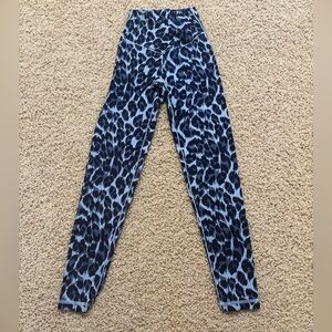 Aerie Blue Patterned Leggings